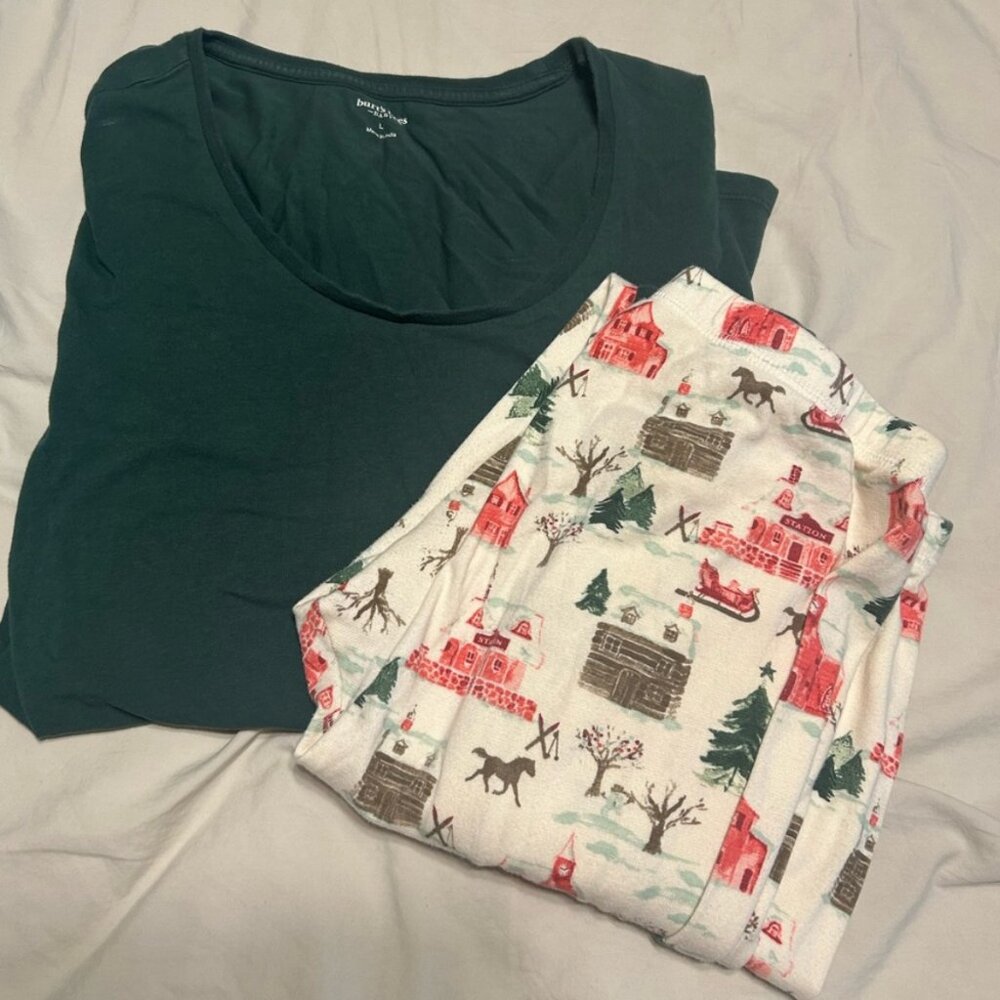Burt’s Bees Women’s Cotton Christmas PJs - Jogger style